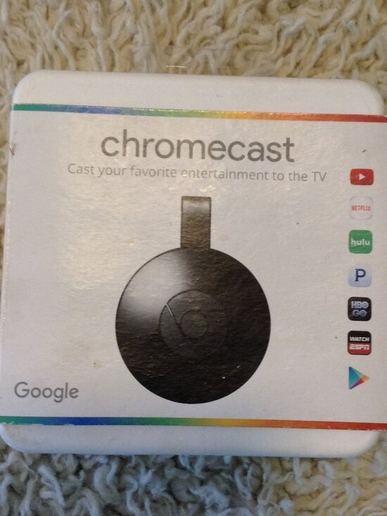 Chromcast Other - Chromcast Streaming Google TV Media Player *Missing Long Cable Stream Bingewatch